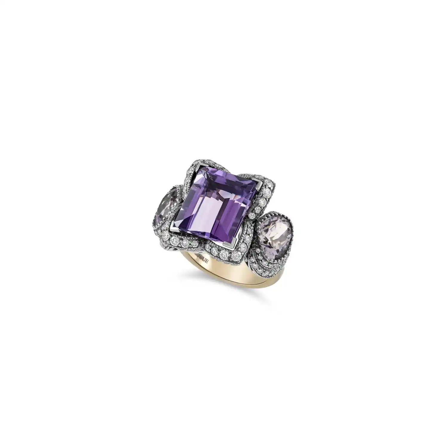 Retro Ring - Amethyst
